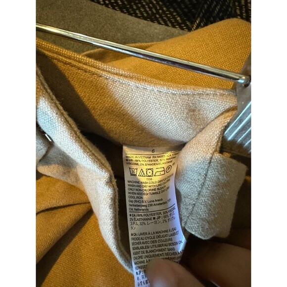 Banana Republic Womens Pants Khaki 6  Polyester Blend NWT - Picture 7 of 7